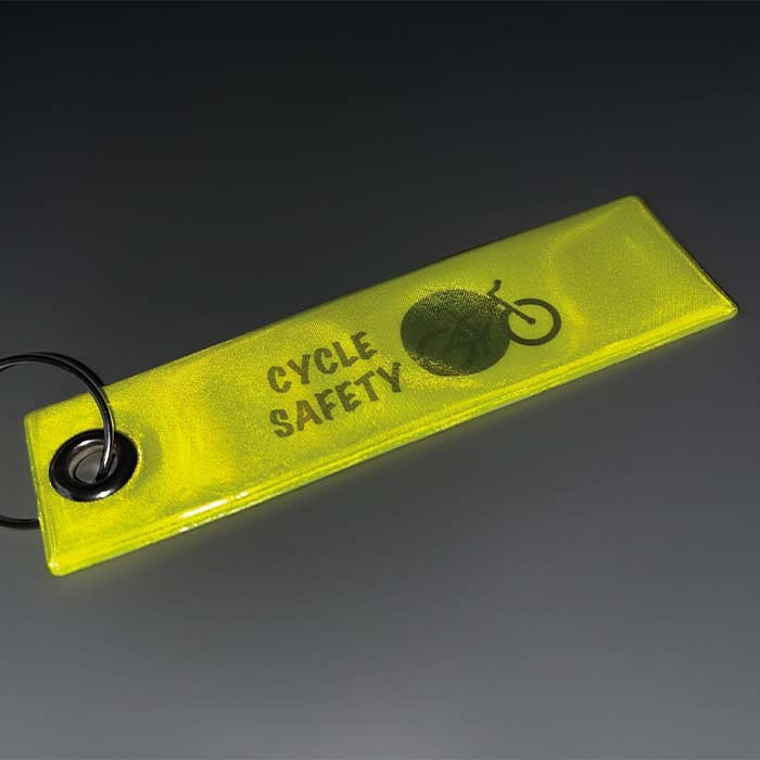 Porte-clés de sécurité réfléchissant 3x11cm (CE EN17353) publicitaire personnalisé - vue 9