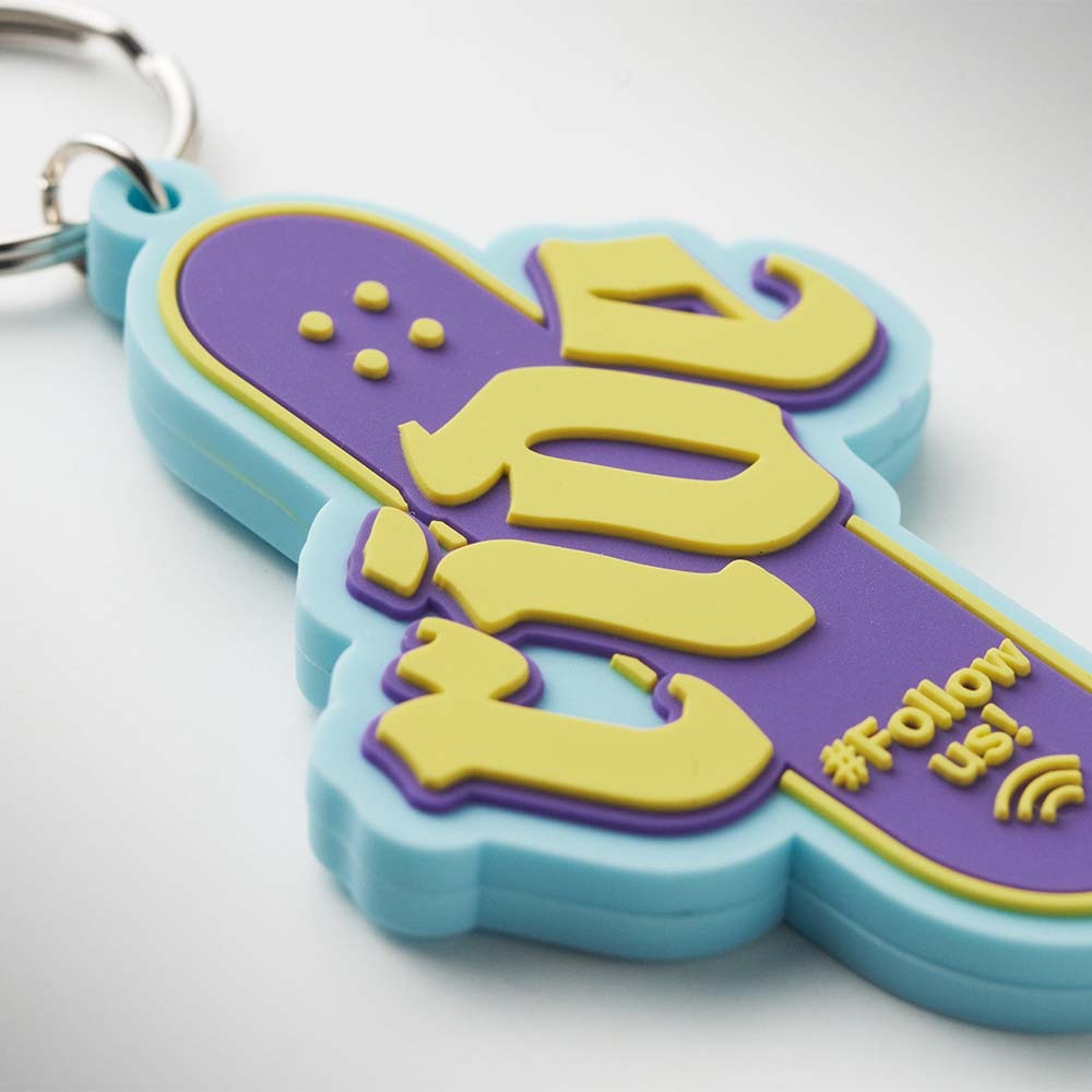 MK5005 Porte-clés NFC personnalisé en caoutchouc PVC avec un logo sur une seule face. publicitaire personnalisé - vue 9