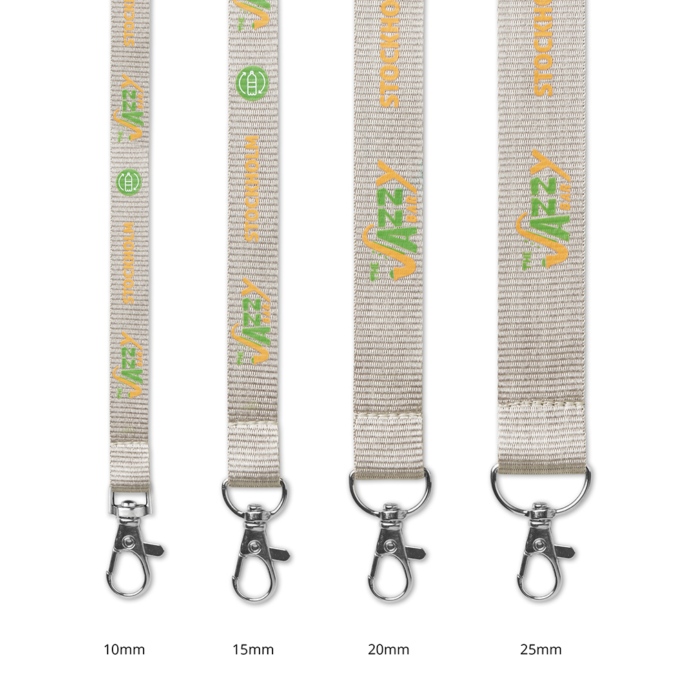 ML1103 Lanyard RPET avec impression en 1 couleur sur 1 côté. publicitaire personnalisé - vue 9