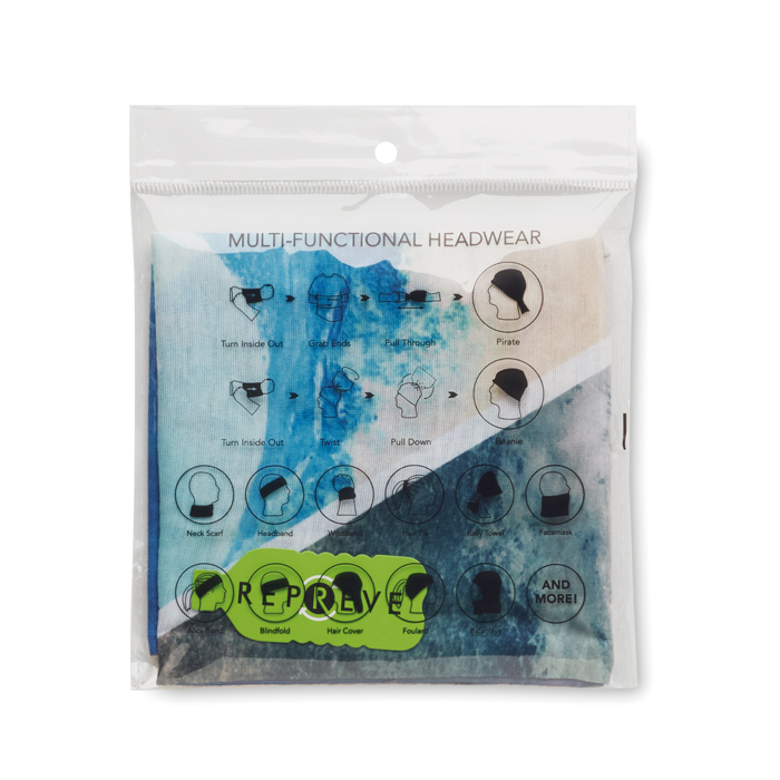 ML3503 Foulard multifonction REPREVE® avec impression sur toute la surface. publicitaire personnalisé - vue 9