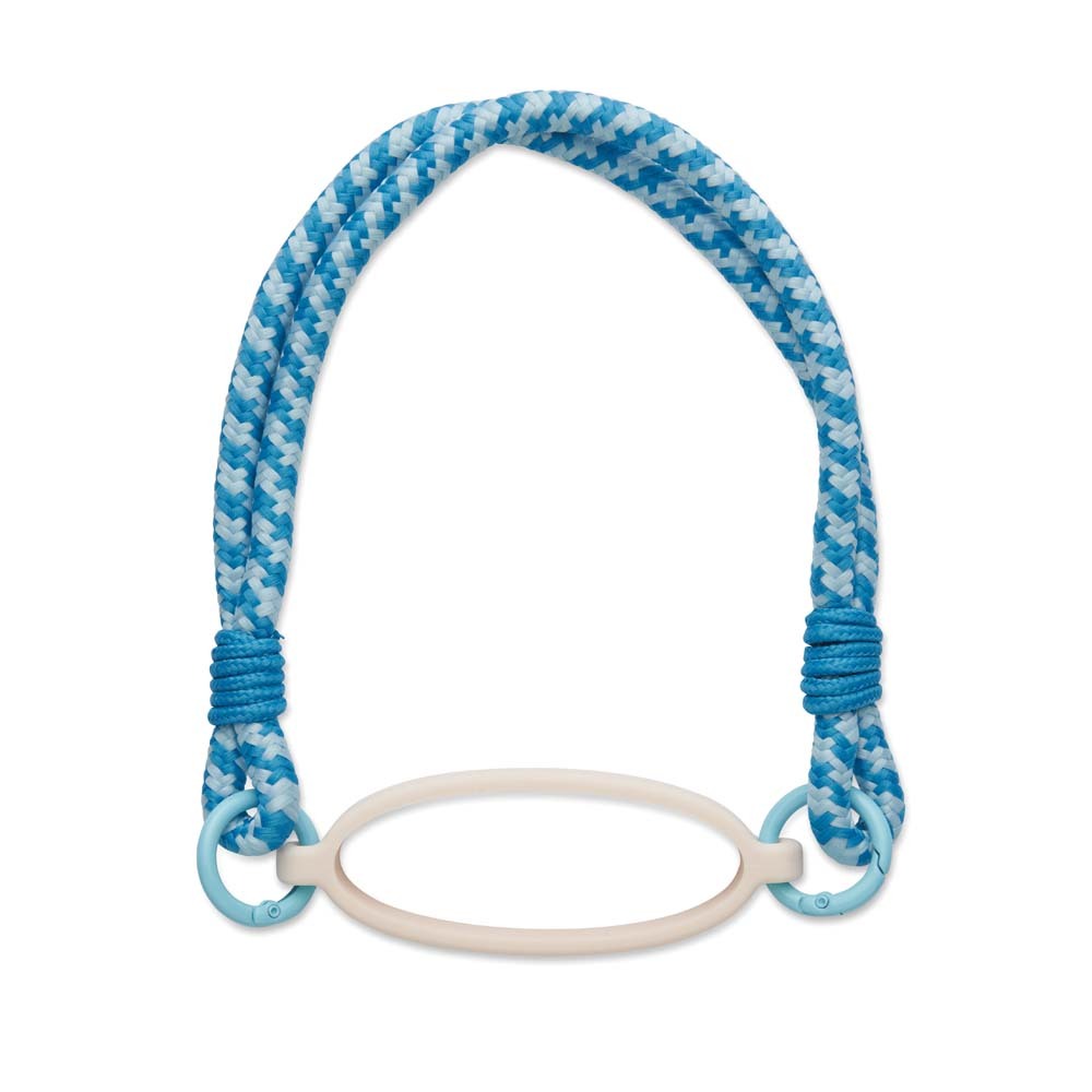 MLBH02 Porte-bouteille à cordon bicolore avec étiquette/logo, selon votre design. publicitaire personnalisé - vue 9