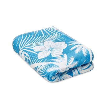 MT4011 Serviette de plage en polycoton imprimée en quadrichromie. publicitaire personnalisé - vue 9