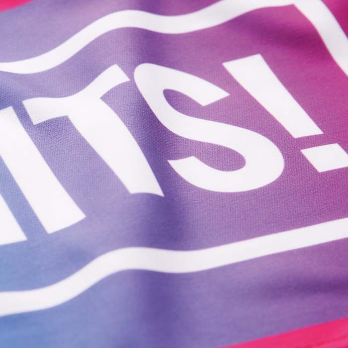 Écharpe double épaisseur en quadri, fabriquée en tissu lycra. publicitaire personnalisé - vue 9