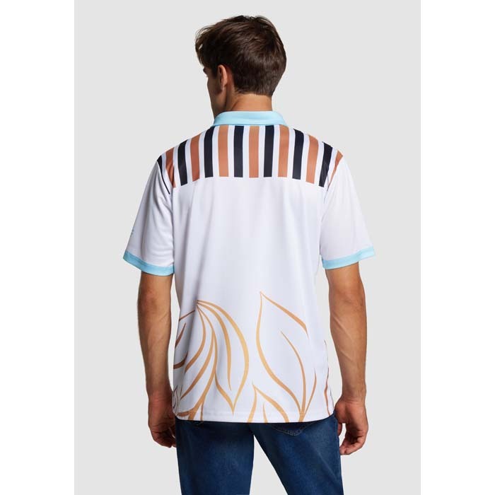 Polo sublimé en maille polyester 180 g/m². publicitaire personnalisé - vue 9