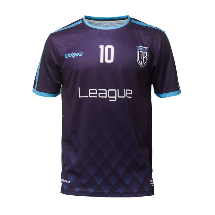 Maillot sublimé à col ras du rond. publicitaire personnalisé - vue 9