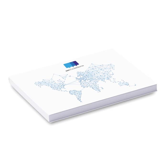 SNS200 Couverture souple en papier avec 100 notes adhésives imprimées. publicitaire personnalisé - vue 9